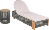 Outdoor Chaise Lounge Set, Patio Chaise Lounge Chairs with Side Table - Photo 1