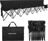 G GOOD GAIN Portable Soccer Bench - Team Bench Soccer 8 Seats with Bag, Sideline Folding Bench - Photo 1