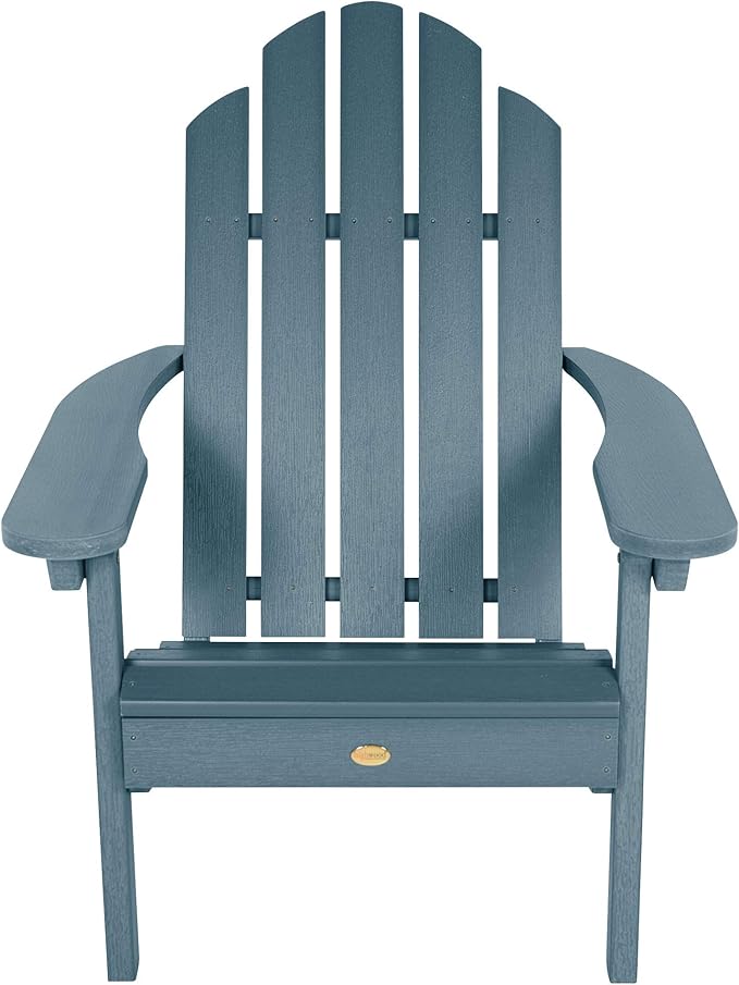 Highwood Classic Westport Adirondack Chairs, 2-Piece Set, Nantucket Blue
