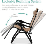 Best Choice Products Oversized Zero Gravity Chair, Folding Outdoor Patio Recliner - Photo 7