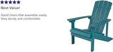 Flash Furniture Charlestown Commercial Grade Indoor/Outdoor Adirondack Chair - Photo 4