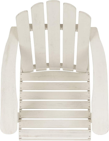 Safavieh Outdoor Topher White Wash Classic Adirondack Chair