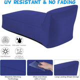 Outdoor Chaise Lounge Chair, Sunbed UV Resistant Sofa Couch Patio Furniture Waterproof Outside Sunlounge Reclining - Photo 5