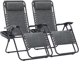 JEAREY Oversized Zero Gravity Lounge Chairs Set of 2 - Photo 1