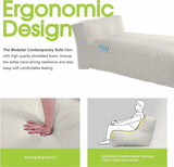 Outdoor Bean Bed Chair Sun Lounger, Outdoor Couch Sofa for Patio & Pool, Foam Filling Day Bed Furniture - Photo 4