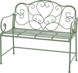 Christopher Knight Home Layon Iron Outdoor Bench, Patio Loveseat for 2 People - Photo 7