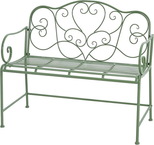 Outdoor Garden Bench, Green