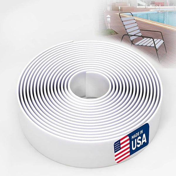 1.5 Inch Wide, 20ft Long Vinyl Strap - Replacement Straps for Patio Chairs - Vinyl Strapping for Patio Furniture Repair - Photo 1