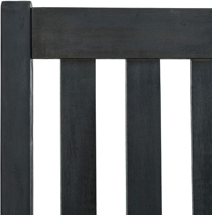 SAFAVIEH PAT6707K Outdoor Collection Barstow Dark Slate Gray Rocking Chair