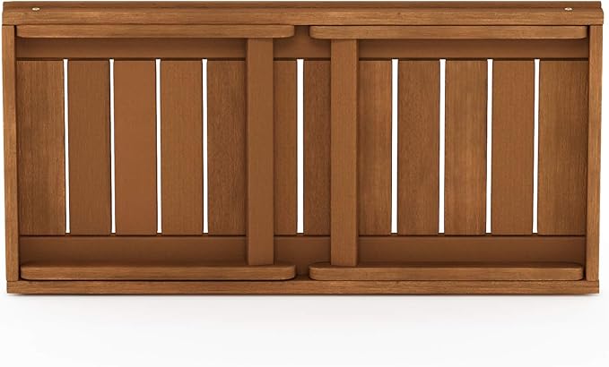Furinno Tioman Outdoor Hardwood Coffee Folding Table, Natural