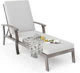 HAPPATIO Aluminum Patio Chaise Lounge, Aluminum Patio Lounge Chair, Pool Lounge Chair with Cushion - Photo 6