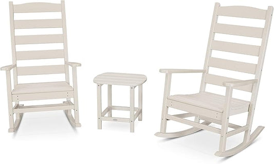 POLYWOOD® Shaker Rocking Chair Set, Sand