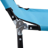 Outsunny Folding Chaise Lounge Pool Chairs, Outdoor Sun Tanning Chairs with 5-Level Reclining Back - Photo 9
