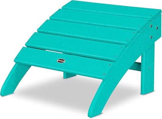 POLYWOOD® Palm Coast Ottoman, Aruba