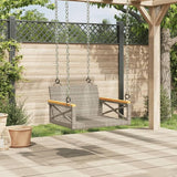 1 Seater Patio Swing Bench, Synthetic Rattan Hanging Chair for Garden, Balcony, and Outdoor Leisure - Photo 3