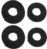 BlingKingdom 4pcs Black Replacement Cord for Zero Gravity Chair Universal Elastic Chair Repair Cord Ties Kit for Sun - Photo 3