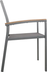 Christopher Knight Home Emma Outdoor Mesh and Aluminum Frame Dining Chair (Set of 2), Gray - Photo 8