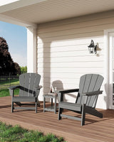 Modern HDPE Plastic Adirondack Chair - Oversize 380 LB Poly Lumber Weather Resistant Firepit Chair - Outdoor Patio - Photo 7