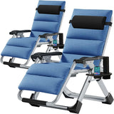 Slsy Zero Gravity Chair, Reclining Lounge Chair with Removable Cushion & Tray for Indoor and Outdoor - Photo 1