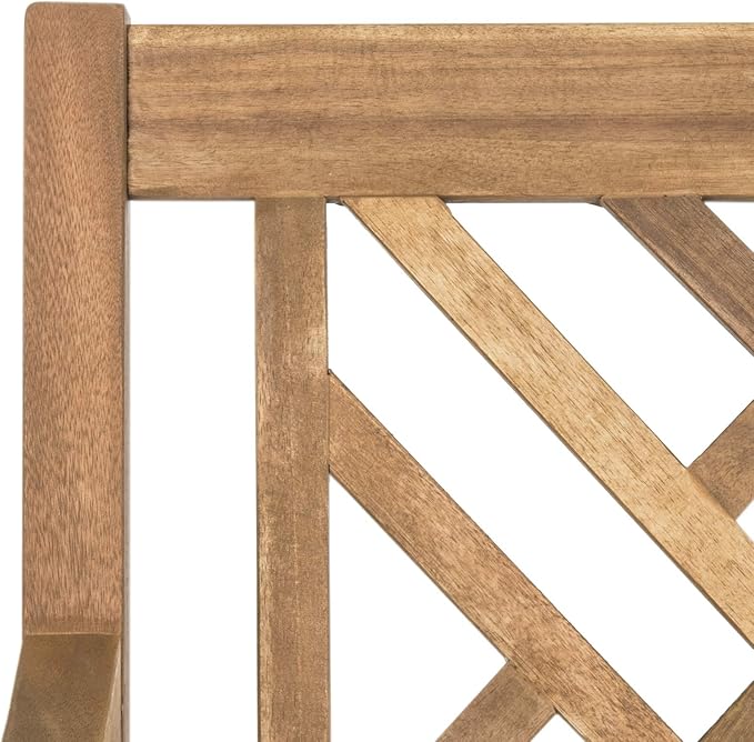 Safavieh PAT6738A Outdoor Collection Bradbury 3 Seat Bench