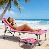 Backpack Sun Tanning Chair with Face Hole & Beach Table - Photo 2