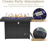 7 Piece Patio Furniture Set with Fire Pit Table - Photo 7