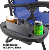 MoNiBloom Zero Gravity Chair Outdoor Folding Patio Lounge Chair for Outside Reclining Lawn Chair Recliner Beach Chair - Photo 8