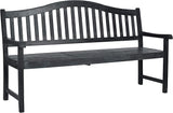 SAFAVIEH Outdoor Collection Mischa Natural Brown Bench - Photo 4