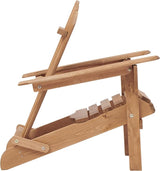 Premium Hemlock Wood Folding Adirondack Chairs (Set of 2) – Pre-Assembled Backrest, Water-Based Finish - Photo 4