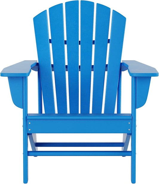 WestinTrends Dylan Outdoor Adirondack Chair, Pacific Blue