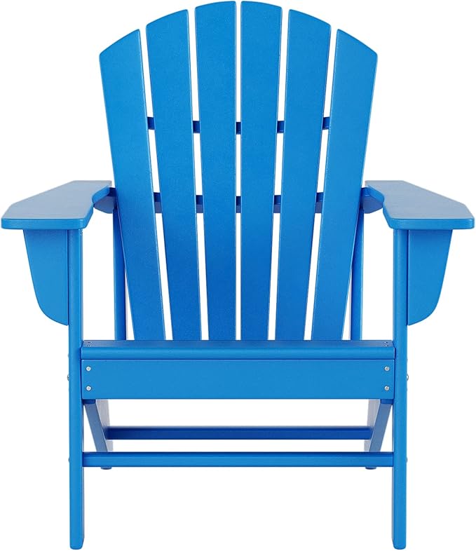 WestinTrends Dylan Outdoor Adirondack Chair (Set of 2), Pacific Blue