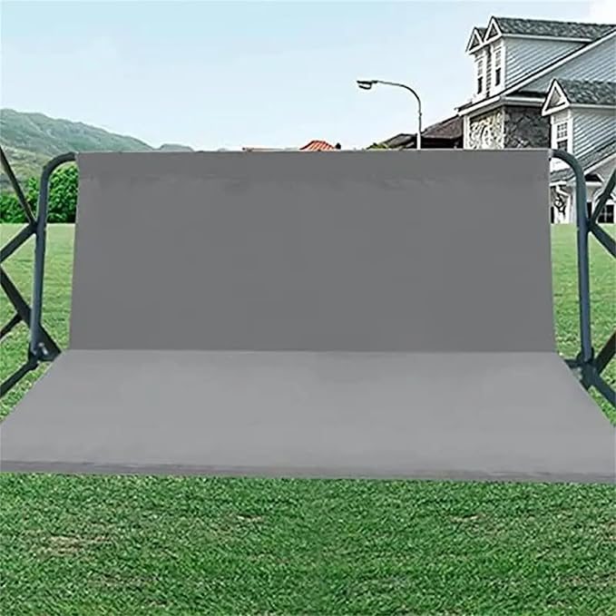 Patio Porch Swing Seat Cover, 2/3 Seater Bench Swing Cushion Replacement Covers, 900D Thicken Oxford Waterproof Fabric Swings Seat Cover Outdoor Garden Swings Chair(Gray-33.5x18.9x18.9inch)