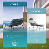 Crestlive Products Outdoor Loveseat 2PCS, Patio Conversation Set - Photo 5