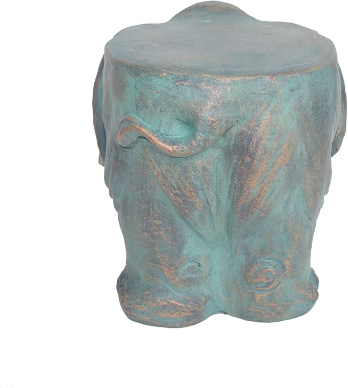 Garden Stool, Plant Stool or Elephant Table for Garden, Front Porch, Patio, Outside, Indoor, Lightweight Concrete - Photo 6