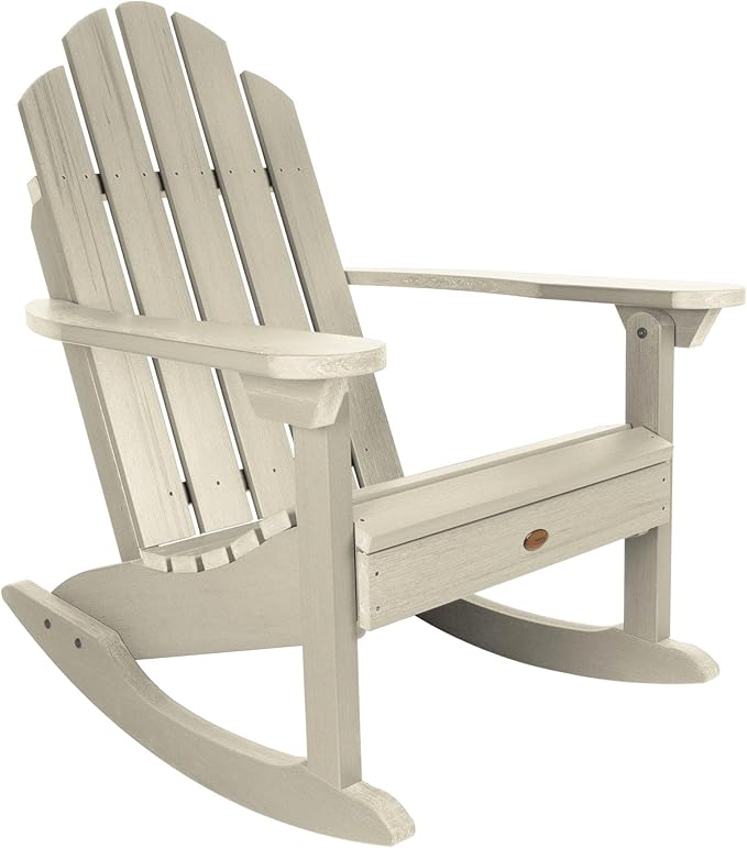 highwood Classic Westport Adirondack Rocking Chair, Whitewash