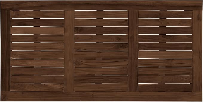 Teak Outdoor Coffee Table - Premium Grade A Teak Wood Patio Furniture, Teak Oil Finish 24"x48" Rectangular Table for Patio, Balcony, Lawn, Deck, Backyard, Terrace