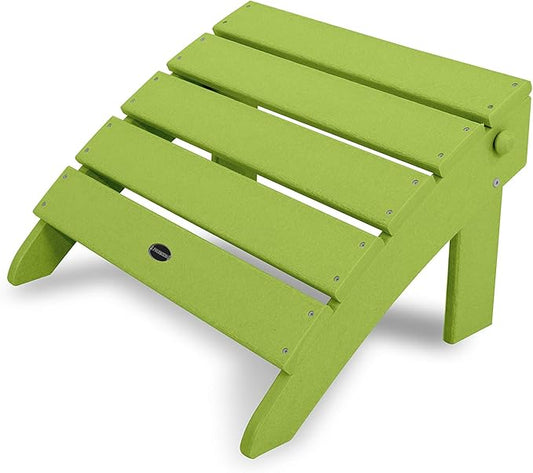 POLYWOOD® Classic Adirondack Ottoman, Lime
