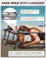 KingCamp Tanning Chair with Face Hole - Photo 3