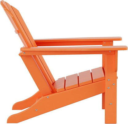 WestinTrends Dylan Outdoor Adirondack Chair, Orange
