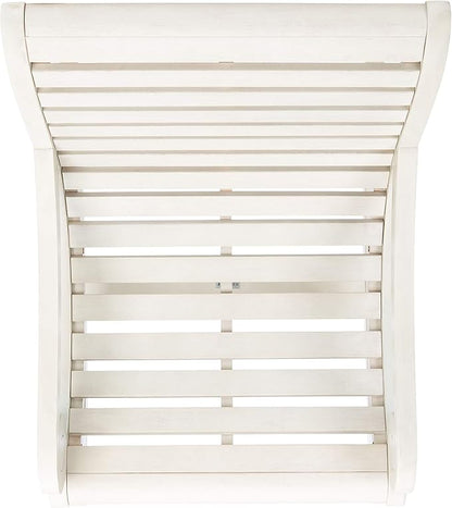 Safavieh Outdoor Sonora White Wash Eucalyptus Wood Scroll Arms Rocking Chair