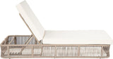 Merax 3-Pieces Outdoor Chaise Lounge Chair Set – Adjustable Woven Rope Sun Lounger with 5-Position Backrest - Photo 7
