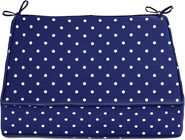 BrylaneHome Extra-Thick Seat Cushion - 23”L x 22”W x 5.5”H - Patio & Outdoor - Water - Photo 1