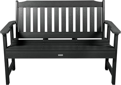 Highwood AD-BENW2-BKE Lehigh Garden Bench, 4 Feet, Black