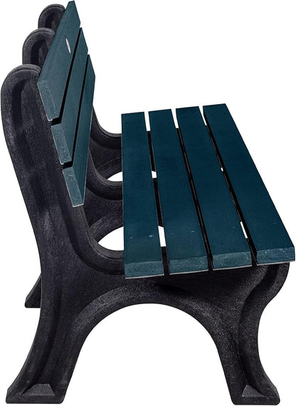 Sequoia Professional Aurora Park Bench, 6 ft, Federal Blue