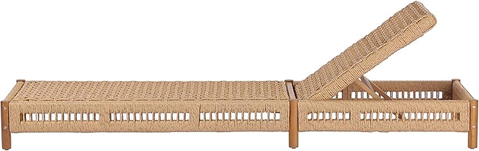 Christopher Knight Home Mercer Acacia Wood Chaise Lounge Chair Outdoor Set of 2 - Photo 10
