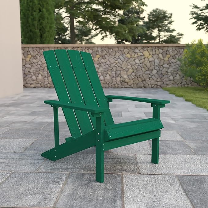 Flash Furniture Charlestown Commercial Grade Indoor/Outdoor Adirondack Chair - Photo 2