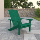 Flash Furniture Charlestown Commercial Grade Indoor/Outdoor Adirondack Chair - Photo 2