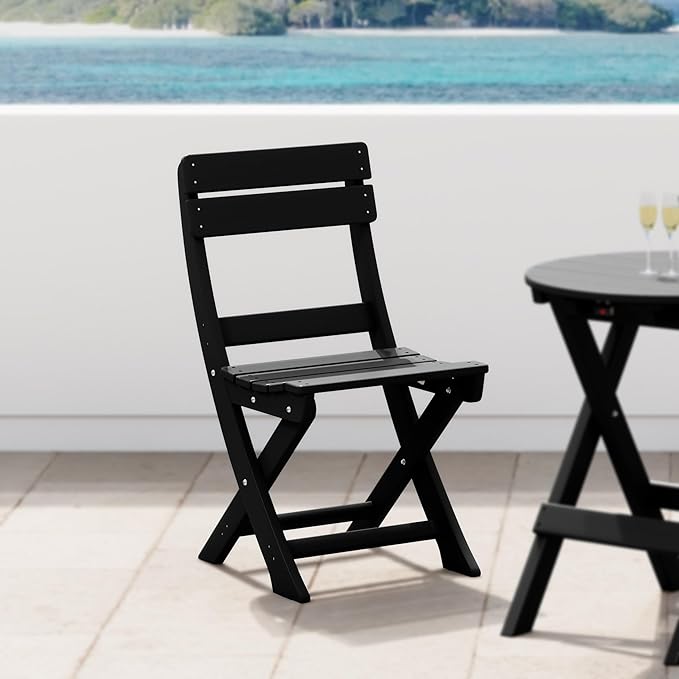 Costaelm Outdoor Patio Modern Folding Dining Chair - Photo 8