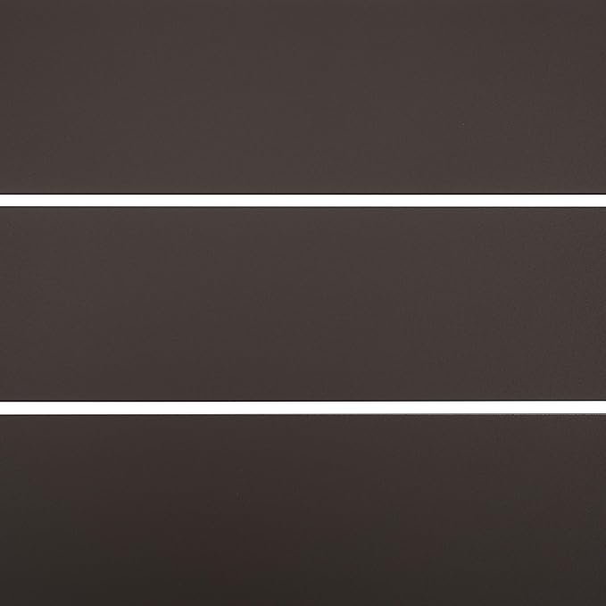 SAFAVIEH Couture Outdoor Patio Furniture Collection - Donaldo Rectangular Coffee Table, Dark Grey Aluminum Frame with Slatted Top (CPT4012A)