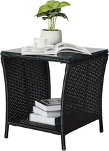 HomVent Patio Wicker Rattan Side Table - Photo 1